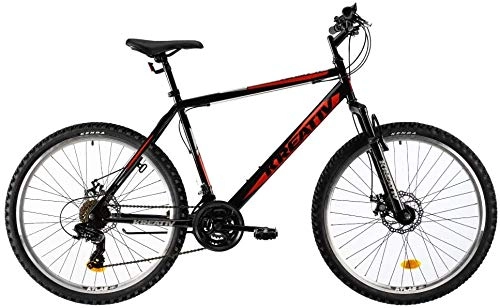 Mountain Bike : inSPORTline 21 Speed Mountain Bike | Disc-brake front fork Men Bicycle | Kreativ Ride 26 2019 | With Steel Frame Aluminum Rim