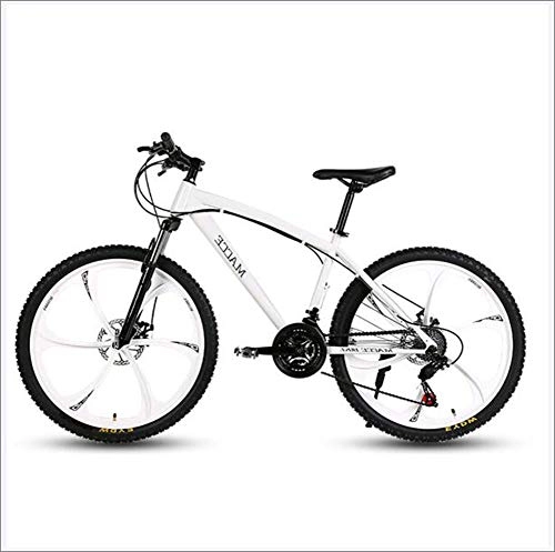 Mountain Bike : JDLAX Ladies Bicycle Bike Adult Bicycle Mountain Bike Variable Speed Bicycle, Birthday Gifts 26 Inch, White