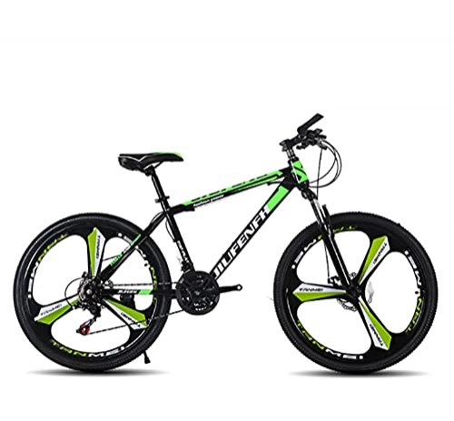 Mountain Bike : JieDianKeJi The new 26 Inch Mountain Bike Bicycle, Premium cross-country Mountain Bike, 27 Speed Rear Derailleur, Front And Rear Disc Brakes, Suspension, for Men and Women