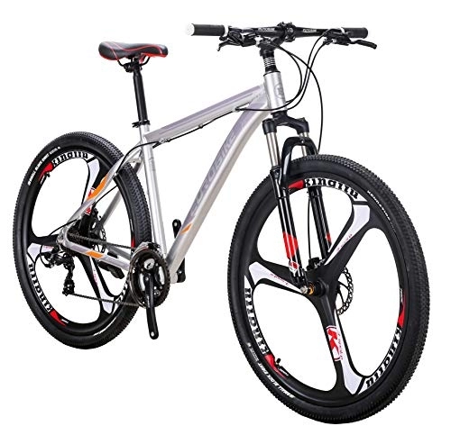 Mountain Bike : JMC X9 Mountain Bike 29 Inches 3-Spoke Wheels 21 Speed Disc Brake Aluminum Frame Bicycle