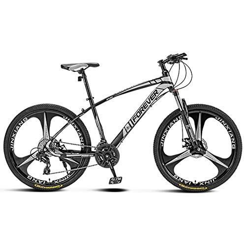 Mountain Bike : JW Shock-absorbing Cross-country Mountain Bike 26-inch / 27.5-inch Dual-disc Brake Variable Speed Bike, 21-speed / 27-speed