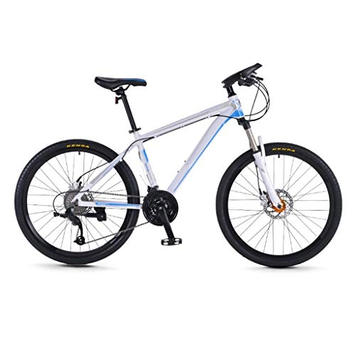 Mountain Bike : JXJ 24 / 26 Inch Mountain Bikes 27 Speeds Dual Disc Brakes Aluminum Frame Full Suspension Bicycles with Adjustable Seat for Adult Teens Urban Commuters