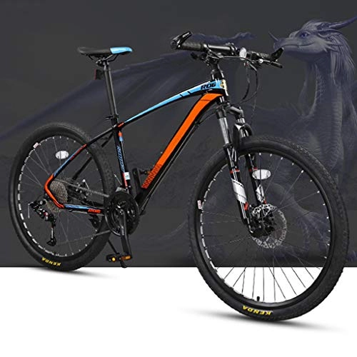 Mountain Bike : JXJ Mountain Bikes, 26 / 27.5 Inch Wheels Mountain Trail Bike, 33 Speed Gears Aluminum Frame Full Suspension Bicycles with Dual Disc Brakes, Road Bikes for Adult