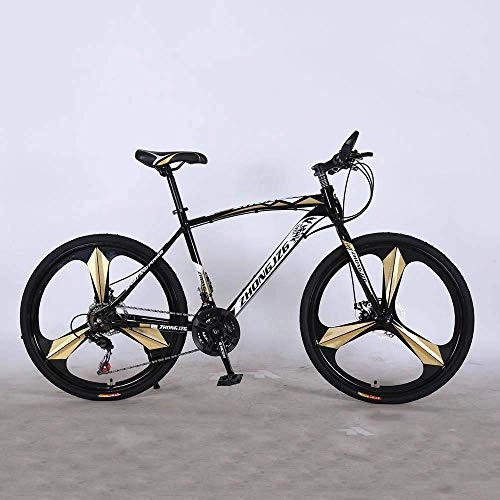 Mountain Bike : KFMJF Mountain Bike, Road Bicycle, Hard Tail Bike, 26 Inch Bike, Carbon Steel Adult Bike, 21 / 24 / 27 / 30 Speed Bike, Colourful Bicycle