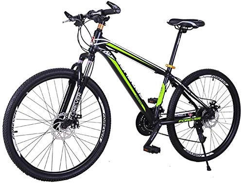 Mountain Bike : KKKLLL Mountain Bike Bicycle Speed Shifting Disc Brakes Bicycle Male and Female Adult Students 26 Inch 27 Speed