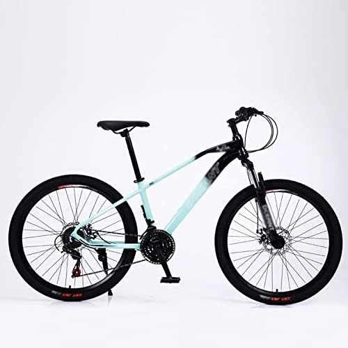 Mountain Bike : KOOKYY Mountain Bike Mountain Bike Adult Variable Damping Students Cycling Snow Bicycle (Color : Multi-Colored)