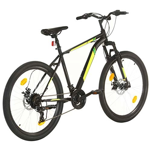 Mountain Bike : Ksodgun Mountain Bike 27.5 inch Wheels 21-speed Drive-Train, Frame Height 42 cm, Black