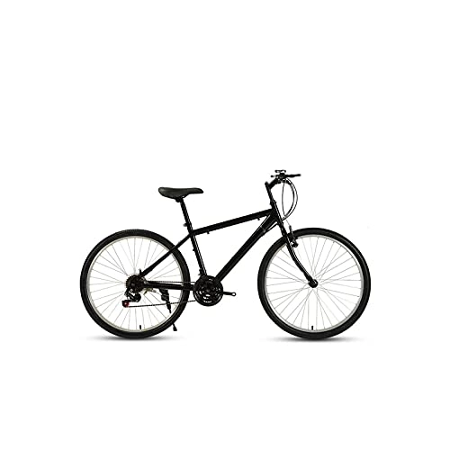 Mountain Bike : LANAZU Bicycles for Adults Mountain Bike 26 Inch 21 Speed Double Disc Brakes Shock Off-Road Bicycle Adult Student Men and Women