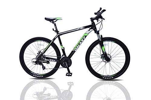 Mountain Bike : LEONX Galaxy Adult Mens Mountain Bikes 27.5-inch Aluminium Alloy MTB Suspension Lightweight Alloy Bicycle with Shimano 24 Gears Dual Disc Brake & Hidden Cable Alloy Frame Bike for Men Women