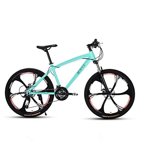 Mountain Bike : LFEWOZ Adult Mens Bike Flying Lightweight Off-Road Variable Speed Mountain Bikes, Bicycles Stronger City Bike Double Disc Brake Alloy 24 Inch