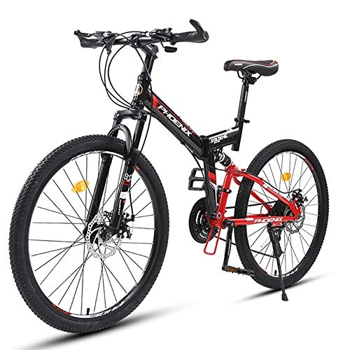 Mountain Bike : LHSUNTA Unisex Mountain Bike, Adjustable Seat High-carbon Steel 24 Speed Road Bicycles, Utility City Bicycle