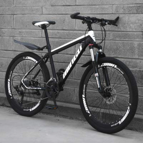 Mountain Bike : LIANG Variable speed bicycle 24 inch / 26 inch Mountain Bike 21 / 24 / 27 / 30 Cross Country Bicycle adult Student Road Racing Speed Adult, Style 1, 21