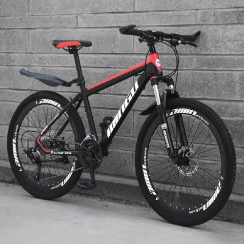 Mountain Bike : LIANG Variable speed bicycle 24 inch / 26 inch Mountain Bike 21 / 24 / 27 / 30 Cross Country Bicycle adult Student Road Racing Speed Adult, Style 2, 24