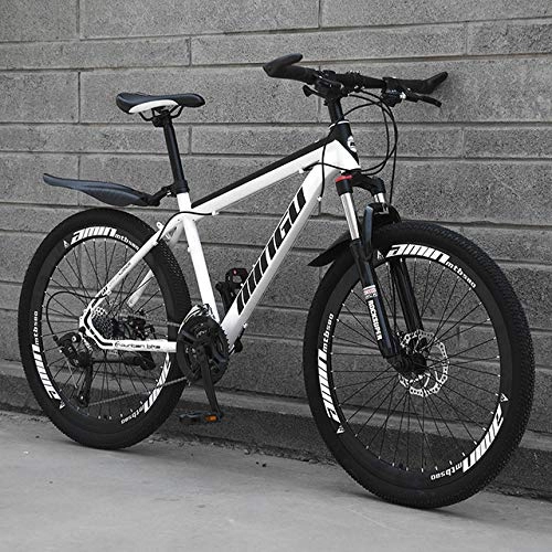 Mountain Bike : LIANG Variable speed bicycle 24 inch / 26 inch Mountain Bike 21 / 24 / 27 / 30 Cross Country Bicycle adult Student Road Racing Speed Adult, Style 3, 21