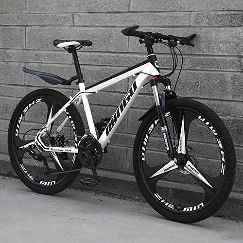 Mountain Bike : LIANG Variable speed bicycle 24 inch / 26 inch Mountain Bike 21 / 24 / 27 / 30 Cross Country Bicycle adult Student Road Racing Speed Adult, Style 5, 21