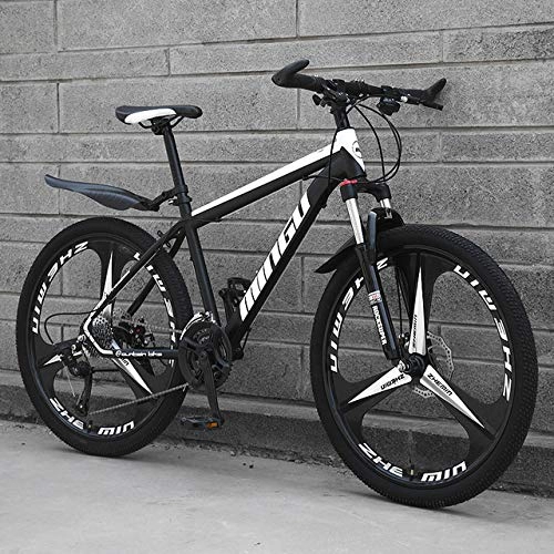 Mountain Bike : LIANG Variable speed bicycle 24 inch / 26 inch Mountain Bike 21 / 24 / 27 / 30 Cross Country Bicycle adult Student Road Racing Speed Adult, Style 7, 21