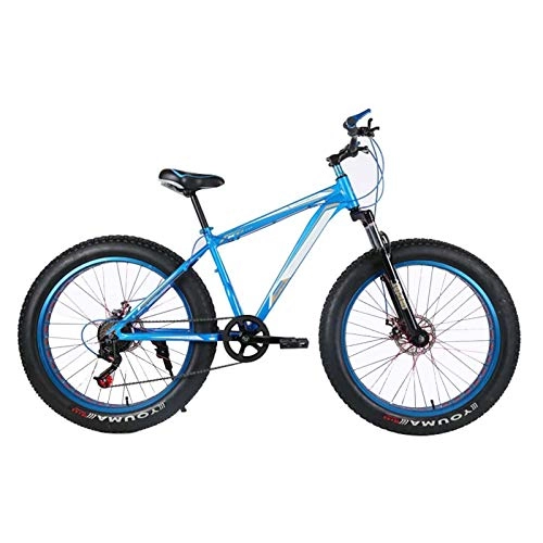 Mountain Bike : LICHONGUI 26 Inches Beach Snow Trail Runner Mountain Bicycle Cross-country Double Shock Absorption System Mountain Bike Wide Tires Variety of Specifications