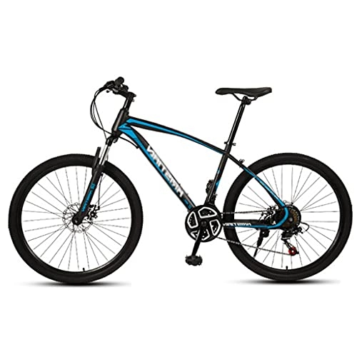Mountain Bike : LiRuiPengBJ Children's bicycle 26 Inch Mountain Bike, Adults Mountain Trail Bicycle High Carbon Steel 27 Speed ​​Dual Disc Brake with Shock Absorbers for Men and Women (Size : 26inch27 speed)