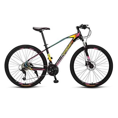 Mountain Bike : LLF 27.5 Inch Mountain Bike 27 Speed for Youth / Adult，Dual Disc Brakes Aluminum Steel Frame MTB Bicycle Trail Bike(Size:27.5inch 27 Speed, Color:C)