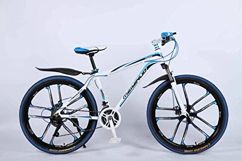 Mountain Bike : LLLKKK 26In 27-Speed Mountain Bike for Adult, Lightweight Aluminum Alloy Full Frame, Wheel Front Suspension Mens Bicycle, Disc Brake