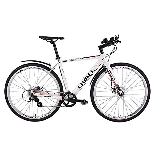 Mountain Bike : LLVAIL Carbon Fiber Road Bike Bicycle Smart Bicycle Speed Change Ultra Light Disc Brake Mountain Bike With Disc Brake 24 Speeds Drivetrain (Size : M)
