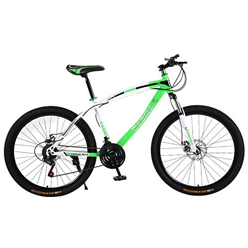Mountain Bike : LNX Mountain bike - 24 / 26inch (21 / 24 / 27 / 30 speed) - Unisex - Children, Students and teens variable speed bicycle - Double disc brake high carbon steel