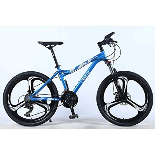Mountain Bike : lqgpsx 24In 21-Speed Mountain Bike for Adult, Lightweight Aluminum Alloy Full Frame, Wheel Front Suspension Female off-road student shifting Adult Bicycle, Disc Brake