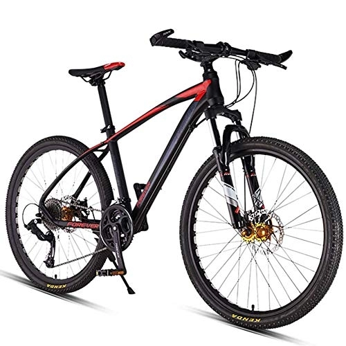 Mountain Bike : LVTFCO Bike Dual Disc Brake Hardtail Mountain Bike, 26inch 30 Speed Mountain Bikes, Adjustable Seat Handlebar, All Terrain Mountain Bike, for Adult