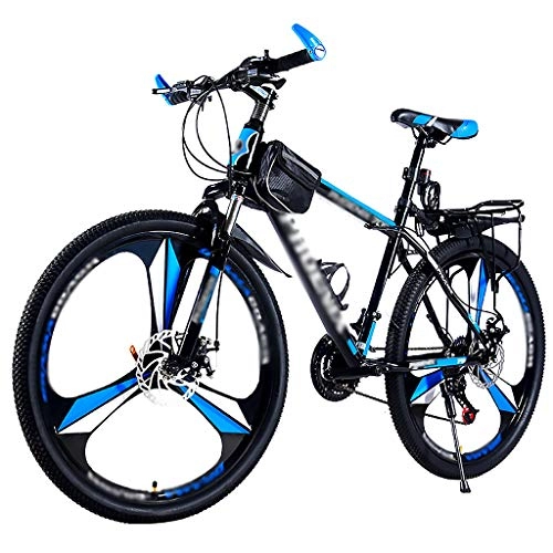 Mountain Bike : LWZ Mountain Trail Bike 26 Inch Wheel High Carbon Steel Outroad Bicycles 24 Speed Bicycle MTB Dual Disc Brakes Mountain Bicycle