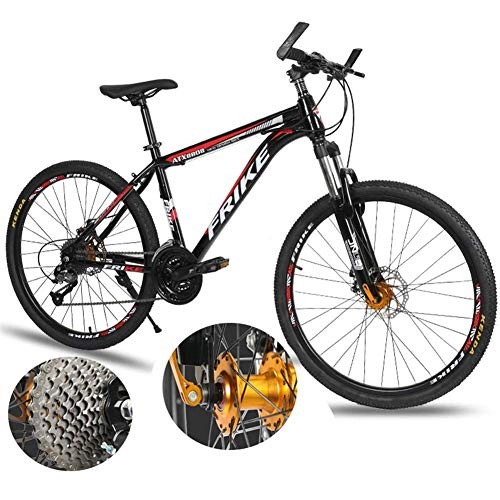 Mountain Bike : LXDDP Adult Mountain Bike Variable Speed Bicycle, Fixed Speed Flywheel, Positioning Tower Wheel Bike Suitable Height: 160-185Cm