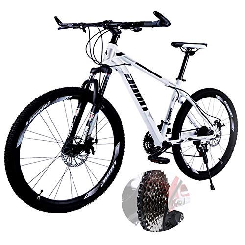 Mountain Bike : LXDDP Mountain Bike, Alonea 26In 21 / 24 / 27-Speed Disc Brake Bicycle Full Suspension MTB Bicycle for Adult Teens, Oil Disc Brake