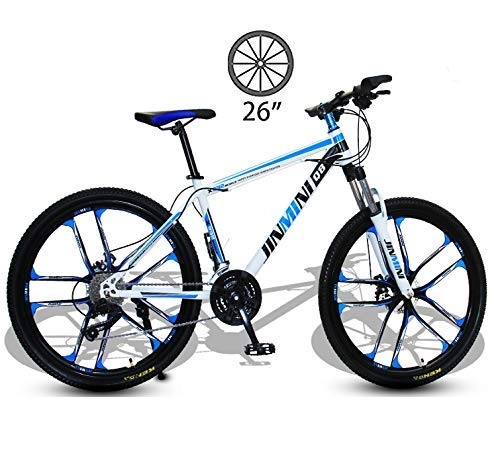 Mountain Bike : LXDDP Mountain Bike, Girl's Outdoor Carbon Steel Double Brake Bicycle, 26-Inch Student Variable Speed Off-Road Double Shock Sports Cycling