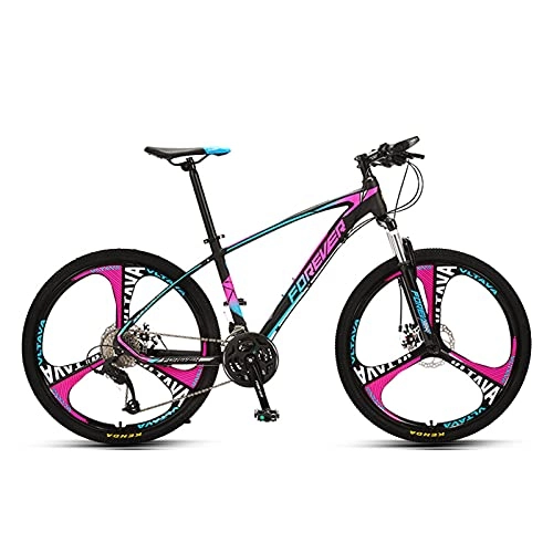 Mountain Bike : MIAOYO 26 Inch Mountain Bike, Variable Speed Aluminum Alloy Bicycle Ravine Bike MTB, Ultralight Road Bike For Adult Ladies Men Unisex(Dual Disc Brakes), A, 26
