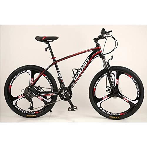 Mountain Bike : MICAKO 26" Wheels New Aluminium Alloy Dual Disc Brake Bike - 5 colours, 3 styles, S2Red, 24speed