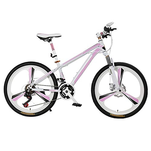 Mountain Bike : MLX 26 Inches Adult Bicycles For Female, Lightweight Aluminum Alloy Road Bikes, 24 / 27 Speed Mountain Bikes LQSDDC (Color : B, Size : 27 speed)
