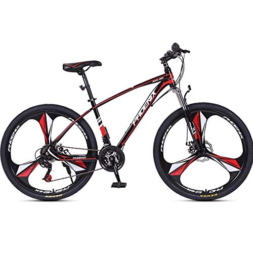 Mountain Bike : Mountain Bike 26 Inch 24-Speed MTB Bicycle, Adult Student Outdoors Sport Cycling Road Bikes Exercise Bikes, High-Carbon Steel Hardtail Mountain Bikes, Red