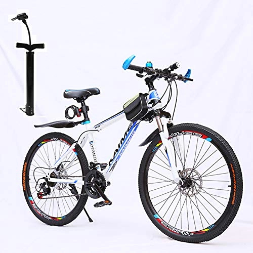 Mountain Bike : Mountain Bike 26 Inch, aadolescents MTB, 30-speed dual disc brakes Bicycle Mtb for Men Women Commuting City Track Riding, White