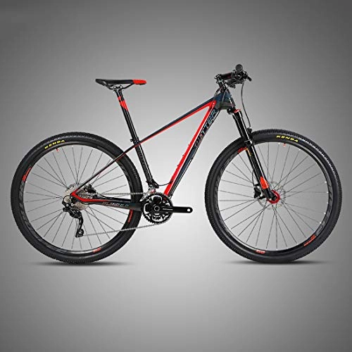 Mountain Bike : Mountain Bike, 29 Inch with Super Lightweight Carbon Fiber SHIMANO Oil Disc Brake, Premium Full Suspension and M6000-30 Speed Gear, No.1, 29inch*19inch