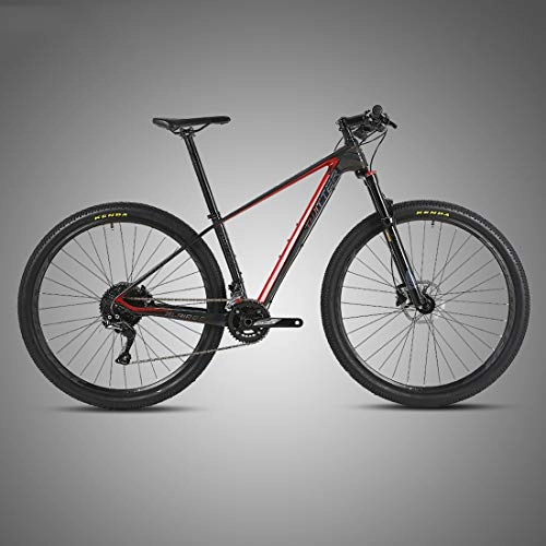 Mountain Bike : Mountain Bike, 29 Inch with Super Lightweight Carbon Fiber SHIMANO Oil Disc Brake, Premium Full Suspension and M6000-30 Speed Gear, No.2, 29inch*17inch