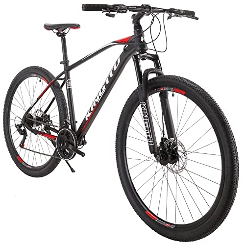 Mountain Bike : Mountain Bike 29 inch, YH-X3 Mountain Bike 19 inch Frame for men, 21 Speed, 29er Mens Bicycle (Black Red)
