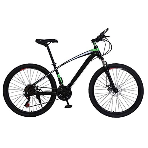 Mountain Bike : Mountain Bike, Adult Students 26 Inch Bicycles Dual Disc Brakes Road Bikes, Suspension Fork with 2 Replaceable Saddle