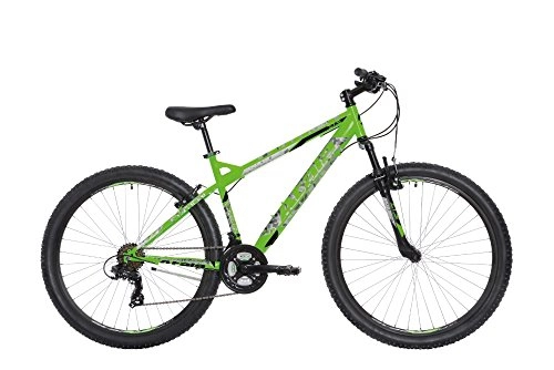 Mountain Bike : Mountain Bike Atala Station Green 21V 27.5"Size XS (Up To 150cm)