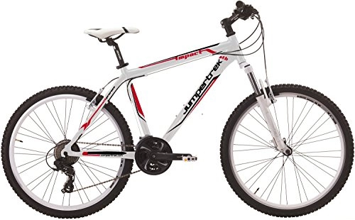 Mountain Bike : Mountain Bike CICLI Cinzia Impact Men, Aluminium Frame, Suspension Forks, 21Speed, 26", White, H 43