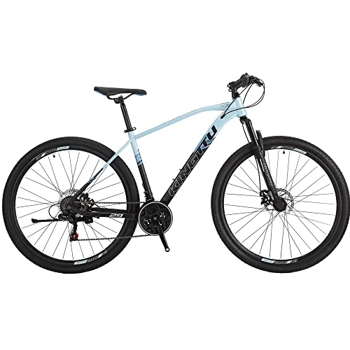 Mountain Bike : Mountain Bike For Men 29 inch Wheels XL Large Frame For Adult Front Suspension (black blue)