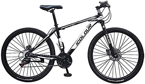 Mountain Bike : Mountain Bike for Men Land Rover 26 Inch with 24 Speed Bicycle Full Suspension MTB 100cm*85cm*35cm, Black