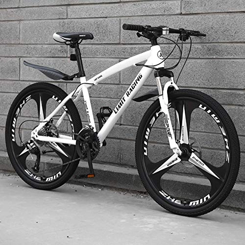 Mountain Bike : Mountain Bike Lightweight MTB High-carbon Steel Speed Variable Speed Double Disc Brake 3cutter Wheel 26 Inches Road Bike C-24 Speed 26 Inches