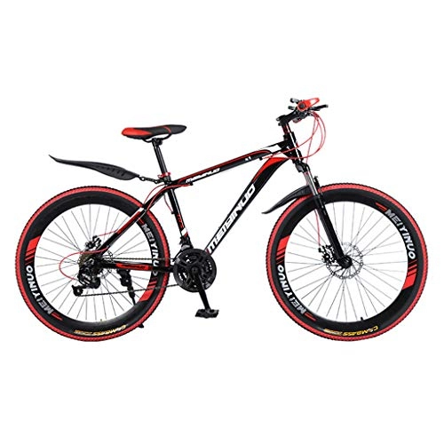 Mountain Bike : Mountain Bike, Lomsarsh 26inch Mountain Bike Mountain Bike, Commuter Bike City Bike - Steel Frame -21-speed Disc Brakes - Outroad Mountain Bike Aluminum Alloy, Ideal for commuting and commuting