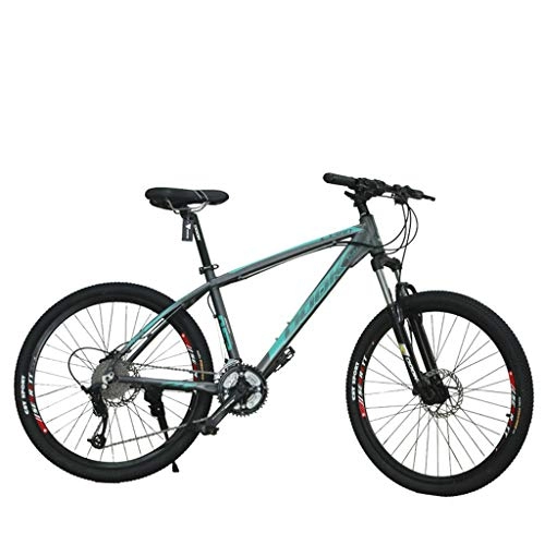Mountain Bike : Mountain Bike Off-road, 26-inch 27-speed Full Suspension For Adults And Teenagers, With Disc Brake GH
