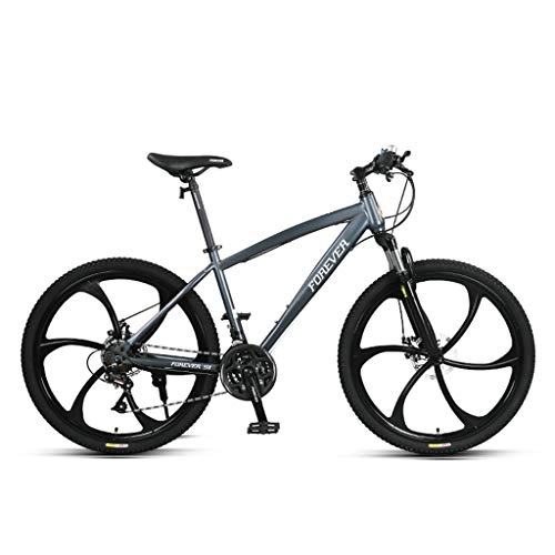 Mountain Bike : Mountain Bike Off-road, Adult And Teenager 26-inch 21-speed Full Suspension, Six-spoke Gear Double Disc Brake Bike GH