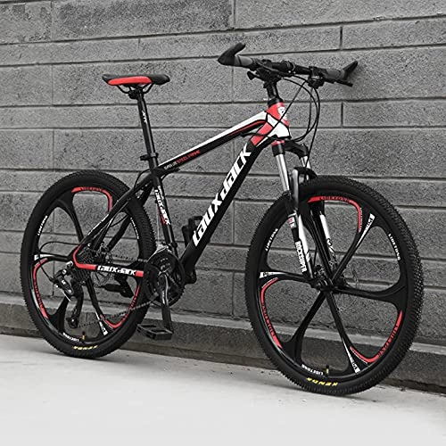 Mountain Bike : Mountain Bike Outdoor Sports, 21 / 24 / 27 / 30 Variable Speed 26 Inches Cycling Sports Lightweight MTB Bicycle with Suspension Fork, Dual Disc Brake, Suitable for Men Women Cycling, A, 24 speed